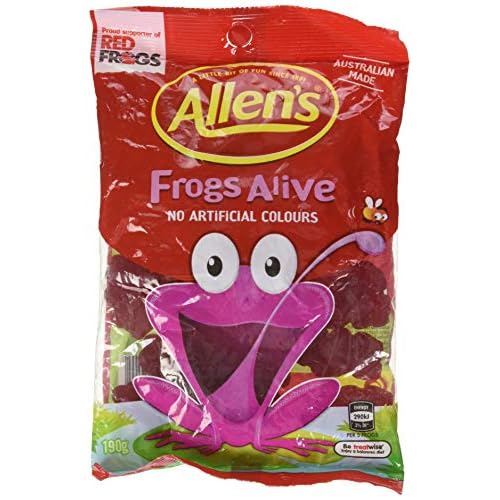Allens Frogs Alive Jellies 190g