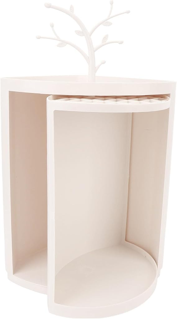 PerGar 360 Rotating Corner Storage Cabinet, Multifunction Bathroom Kitchen Corner Locker for Kitchen Bathroom