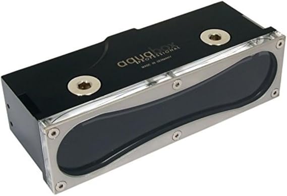 Aquacomputer aquabox professional 5 1/4" schwarz G1/4 | Delrin Body, 5x G1/4 Ports (3 Rear, 2 Top), Fog-Free Windscreen, Stainless Steel Bezel, Optional Magnetic Mount