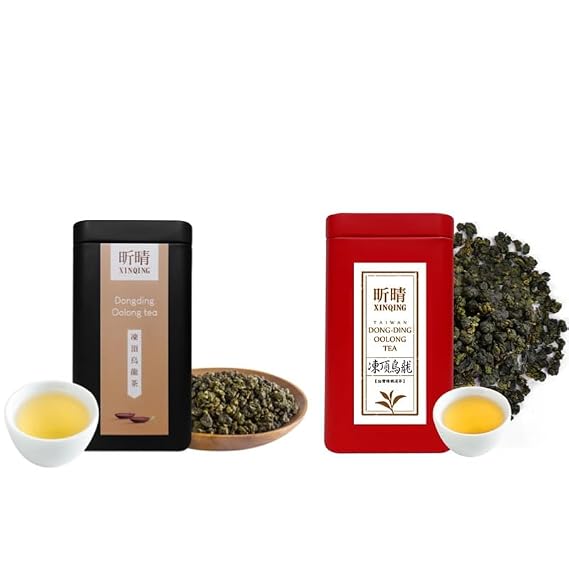 Xin Qing Taiwan Oolong Tea and Dong Ding Oolong Tea