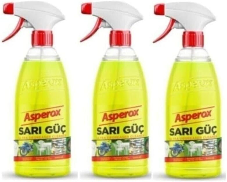 Asperox Yellow Power Multi-Purpose Ultra Degreaser 3 x 1 L