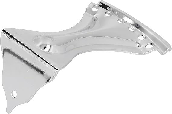 Guitar Tailpiece, Metal 6 String Bridge Accessories for Resonator Guitars, with Mounting Screw for Easy Installation, Plated Silver