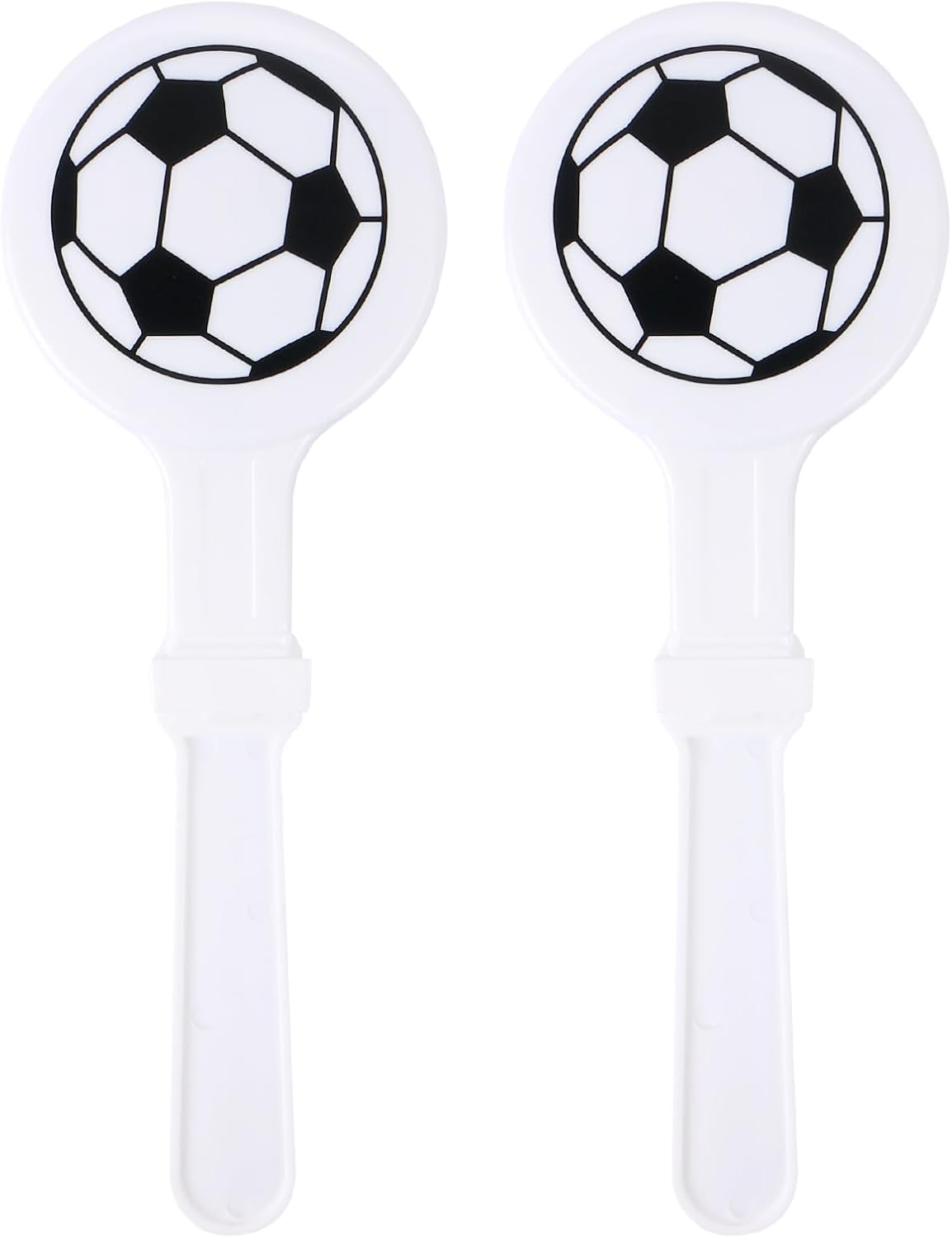 2PCS Soccer Ball Hand Clappers, Football Games Noisemakers, Cheer Noise Maker for Football Game Sporting Events