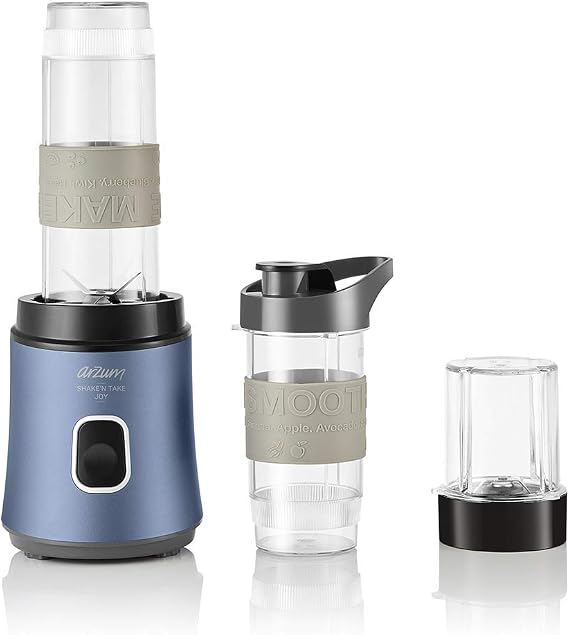 Arzum AR1101 Shake'N Take Joy Personal Blender Ocean