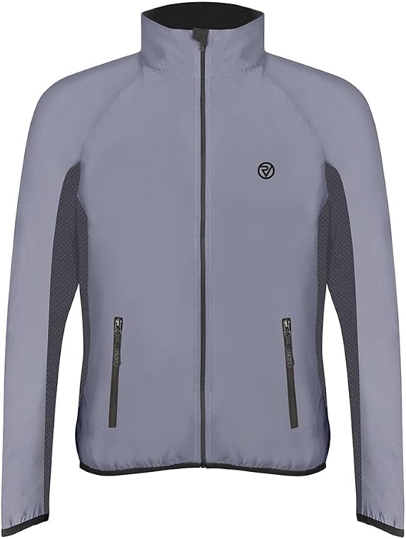 Proviz Men's REFLECT360 Lightweight Reflective Running Jacket Hi Visibility Jogging Coat