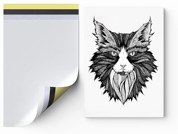 Trasnfer Paper Stencil Paper 4 Layers Stencil Paper A4 Size Transfer Paper Stencil Paper(50 Sheets Paper)