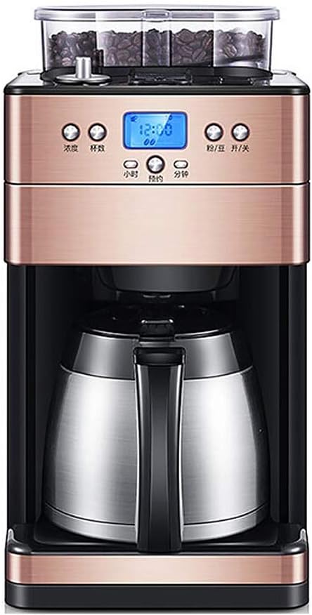SOVORM Coffee Maker Machines Office Home Bean Bean Powder Dual-Use Full Automatic Grinding Coffee Machine 24h Appointment 1250ML The New
