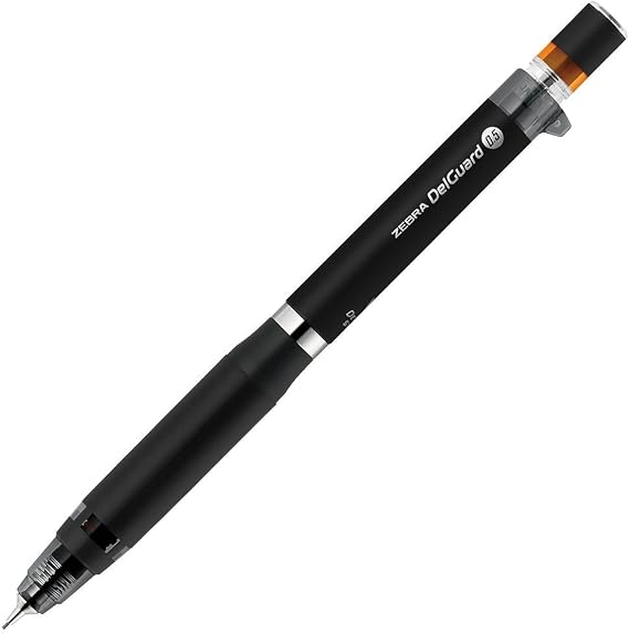 Zebra Mechanical Pencil DelGuard Type ER 0.5mm, Black (P-MA88-BK)