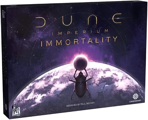 Dire Wolf Dune Imperium: Immortality Board Game by Digital 1-4 Players 60-120 Minutes of Gameplay Games for Game Night Teens and Adults Ages 14+ English Version