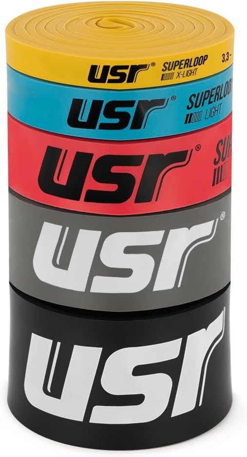 USR Superloop-5 Egzersiz Lastiği-Loop Band 5 li Set