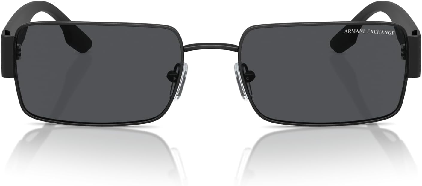 Armani Exchange Mens Ax2052s Rectangular Sunglasses