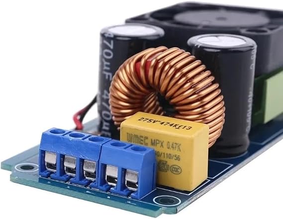 IRS2092S Class D Audio Board 500W Single Channel HIFI Digital Power Module with Short Circuit and Over-Temperature Protection for DIY Speaker Systems