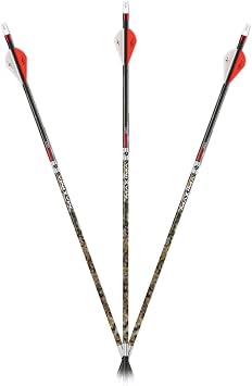 SAS Maxima RED Contour SD 350 in Camo, 6-Pack of Arrows, One Size