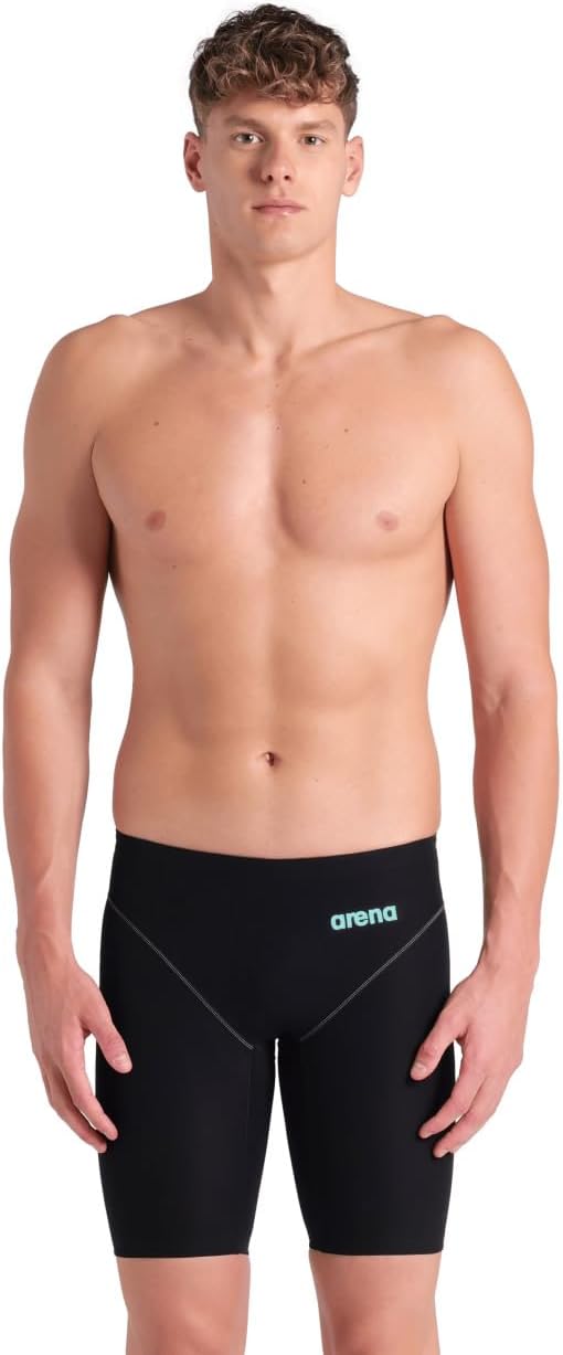 Arena Powerskin Impulso Men's Jammer, World Aquatics Approved Racing Swimsuit, Men's Competitive Swimming Jammer Made with Hydrodynamic Fabric, Lined Men's Jammer