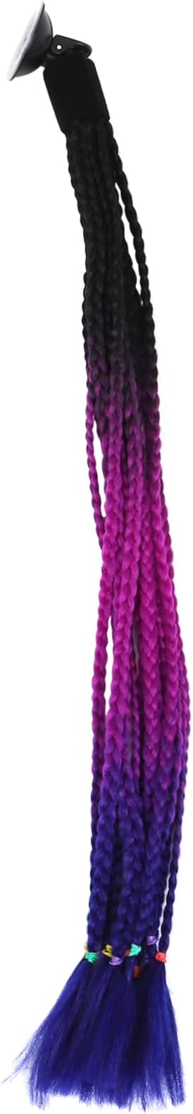 Braid Ponytail Motorcycle Helmet Decoration Creative Fake Braid for Helmets Stylish Hair Accessory Easy to Attach