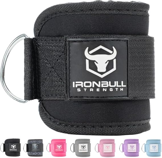 Women's Ankle Strap for Cable Machines & Resistance Bands: Gym & Home Workout Cuff Attachment for Leg Extensions, Kickbacks, Hip Abductors - Booty Exercises