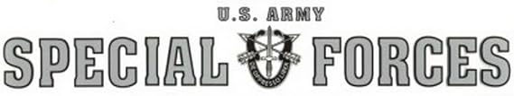 Army Special Forces Window Strip Decal