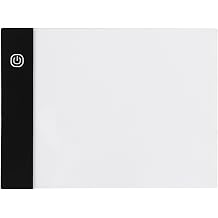 Hand Drawing LED Board Ultra Thin A6 USB Flip Book Kit Set Painting Art Supplies (Paper, ABS)