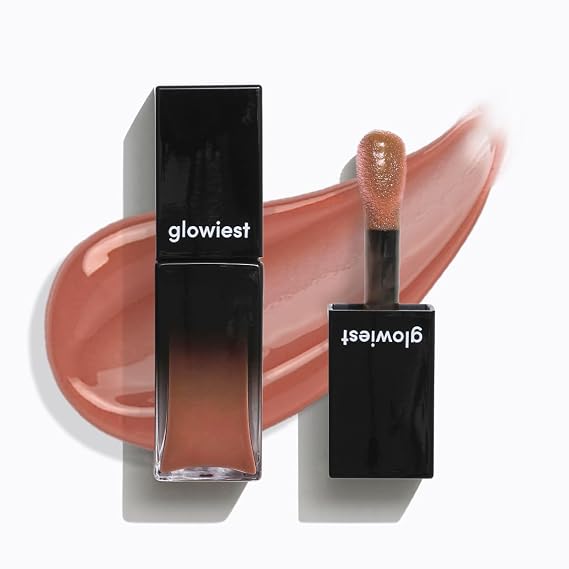 glowiest EFFORTLESS Glow Lip Oil 005 ROSY MAUVE Hydrating, Nourishing, Plumping | Non-Sticky Lip Gloss, Tinted Lip Camellia Oil l Korean Beauty - 0.22 oz