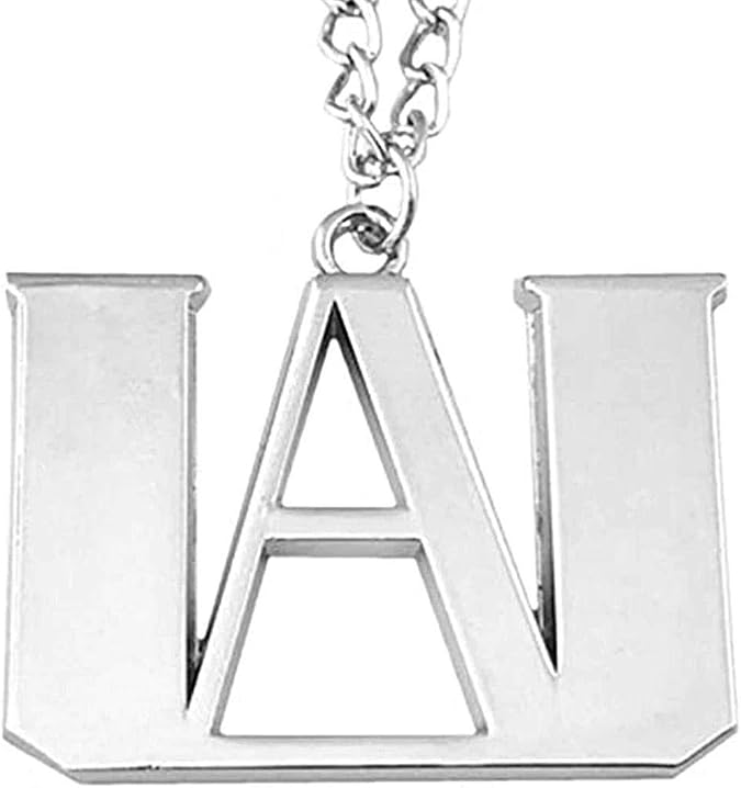 My Hero Academia Logo Metal Charm Necklace