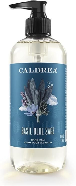 Caldrea Hand Soap, Basil Blue Sage, 10.8 oz