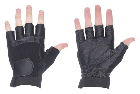 Anti-Vibration Gloves, L, Black, PR
