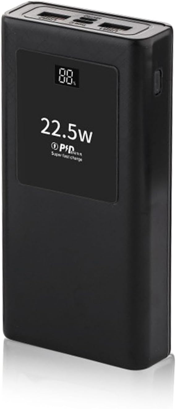 Portable Enclosure 20000mAh 22.5W Quick Charges Built-in Cable LCD Screen Type-C Input/Output Case High Mobile Powerbanks