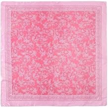AIBFRID Square Head Scarves Satin Silk Hair Scarf Boho Bandana Headwear for Women Silk Feeling Hair Wrap Neck Scarf