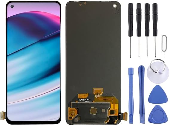 Cell Phone Replacement for OnePlus Nord CE 5G with Digitizer Full Assembly LCD Screen (Black) Spare Parts