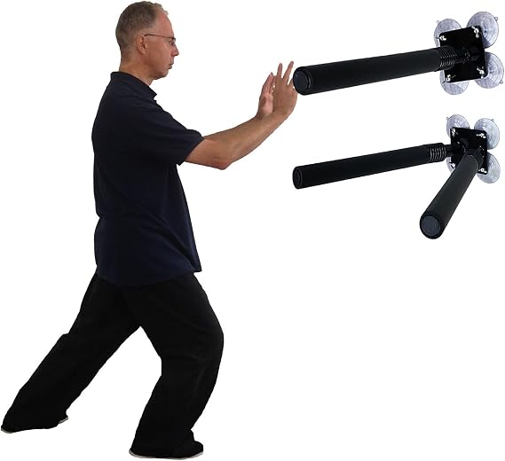 Wing Chun Dummy Freestanding Kung Fu Training Dummy, Simple Wing Chun Strength Trainer Sport Target, Home Chinese Tai Chi Dummies Gear for Wall, Combination