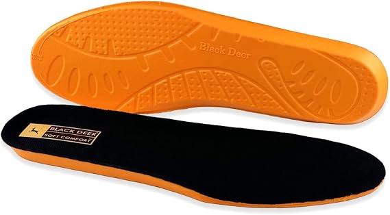 Black Deer Hyper Boost Technology X30 Soft Comfort Siyah-Turuncu Ergonomik Tabanlık Turuncu Siyah 42-43