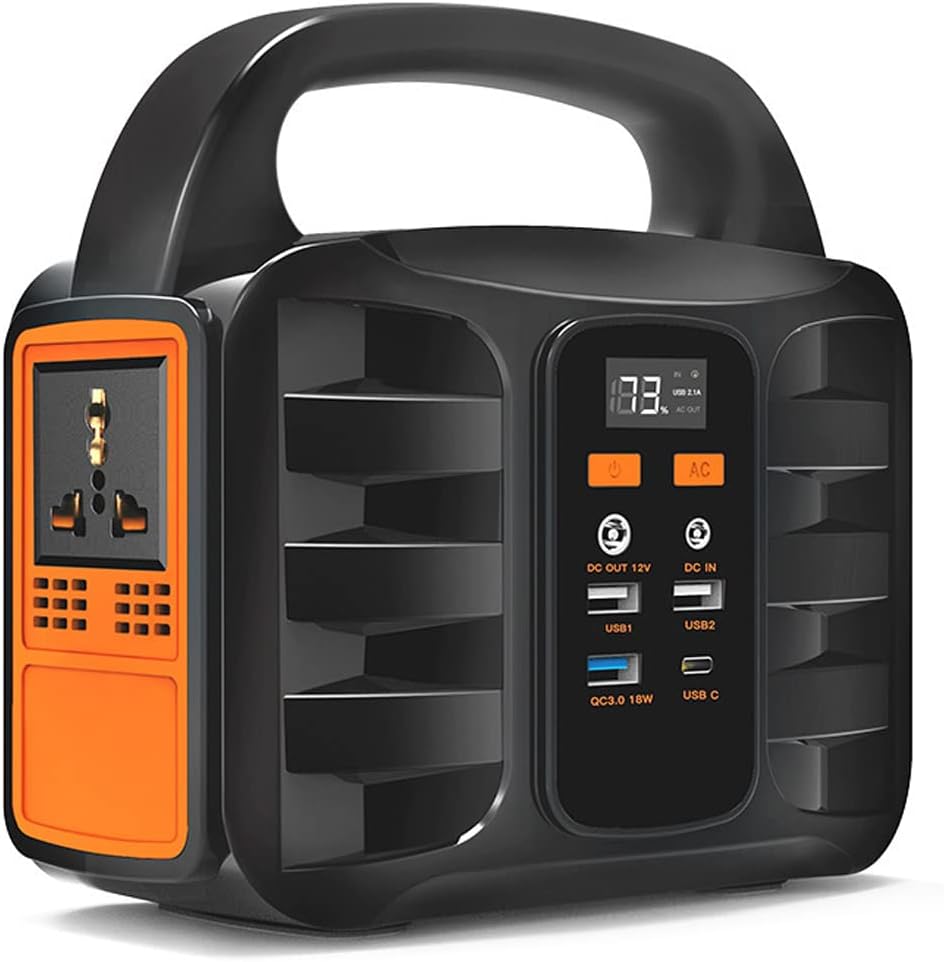 Solar Generator, Portable Power Station, 200-240V Camping Power Pack, 150W 80000mAh Emergency Power Supply for Home Emergency Outage, Outdoor Camping RV Trip Adventure