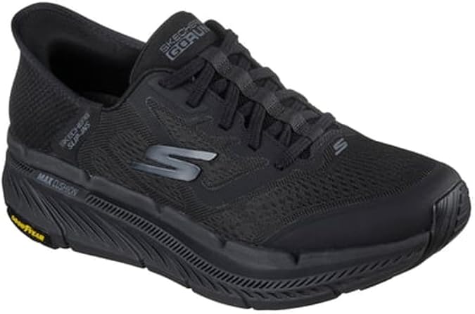 SKECHERSスケッチャーズ Men's Max Cushioning Premier 2.0 Ascendant II Hands Free Slip-ins Sneaker Boots | Machine Washable Running Shoes
