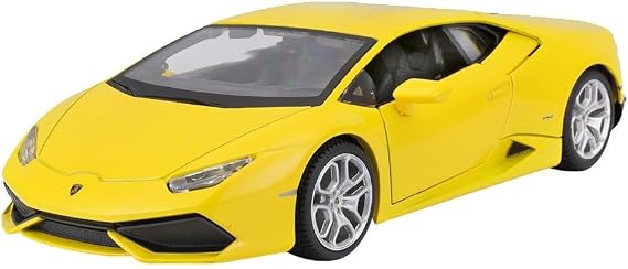 Maisto 1:24 Scale Lamborghini Huracan Diecast Vehicle (Colors May Vary), Assorted,Yellow,Green