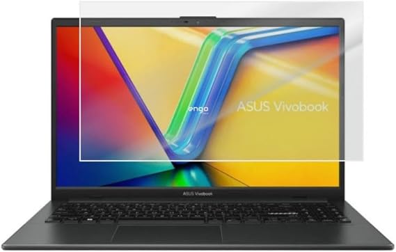 Engo ASUS Vivobook Go 15.6 İnç İle Uyumlu Mat Ekran Koruyucu Notebook, Yansıma Ve Parlama Önleyici Parmak İzi Bırakmayan Laptop Koruma, 9H Temperli Kırılmaz Esnek Nano Cam 16:9