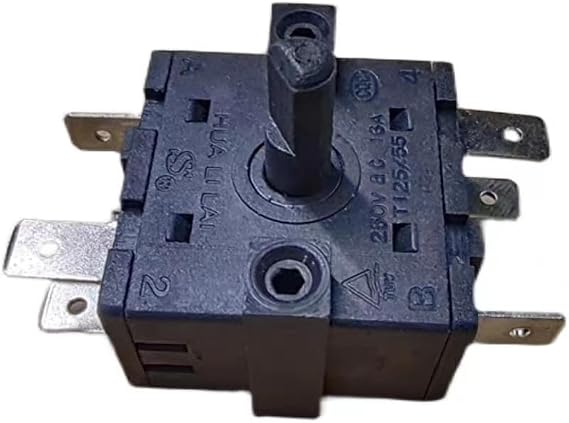 Electric oven function selection switch, shift switch, 6-pin, 5-position rotation, 4 times, Huali Lai FZ31-9