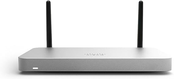 Meraki MX65W Cloud Managed Security Appliance 250 Mbit/s Firewall (Hardware) (250 Mbps, 1000 Mbps, 100 Mbps, IEEE 802.11ac, IEEE 802.1x, IEEE 802.3at, 50 Users)