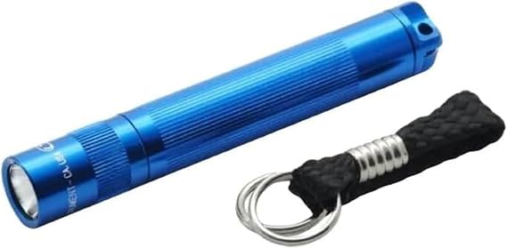 MagLite Solitaire LED 1-Cell AAA Flashlight Compact, Water-Resistant, Adjustable Beam Blue