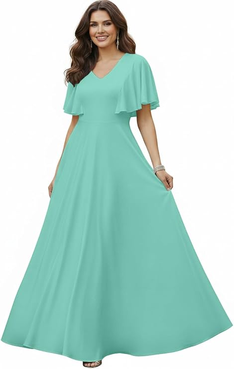 KOH KOH Womens Long Elegant Bridesmaid Evening Cocktail Modest Maxi Dress