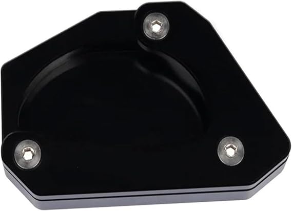 For Suzuki For V&strom For DL 650 2004-2024 Motorcycle Bike Kickstand Extender Side Stand Foot Pad Plate Anti-Skid Support Motorcycle Side Stand Plate Pad(Black)