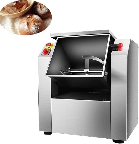 Electric Dough Mixer Machine Cake Dough Kneader Machine Bread Mixer 30/50kg/h Professional Dough Kneading Machine, for Making Pasta Pizza,3kg