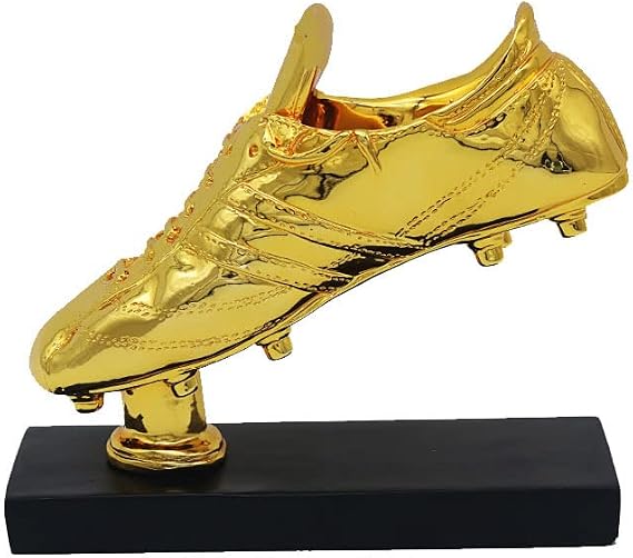 European Football Golden Ball,Resin Trophy Fan Memorabilia,Trophy Souvenir Soccer,New Ballon d'Or Trophy Football Golden Ball for Football Match Commemoration Memorial Award Fan
