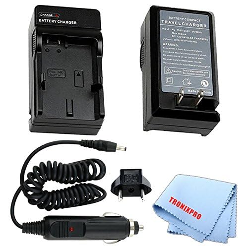CarHome Charger for EN-EL5 Rechargeable Battery for Nikon Coolpix P5000, P5100, P6000, P80, P90, P100, P500, P510, P520, S10 & More Cameras  Microfiber Cloth