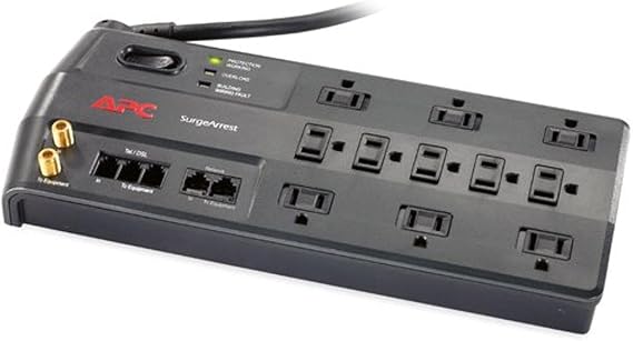 APC P11VNT3 11-Outlet Performance SurgeArrest Surge Protector (Telephone/Coaxial/Ethernet Protection)