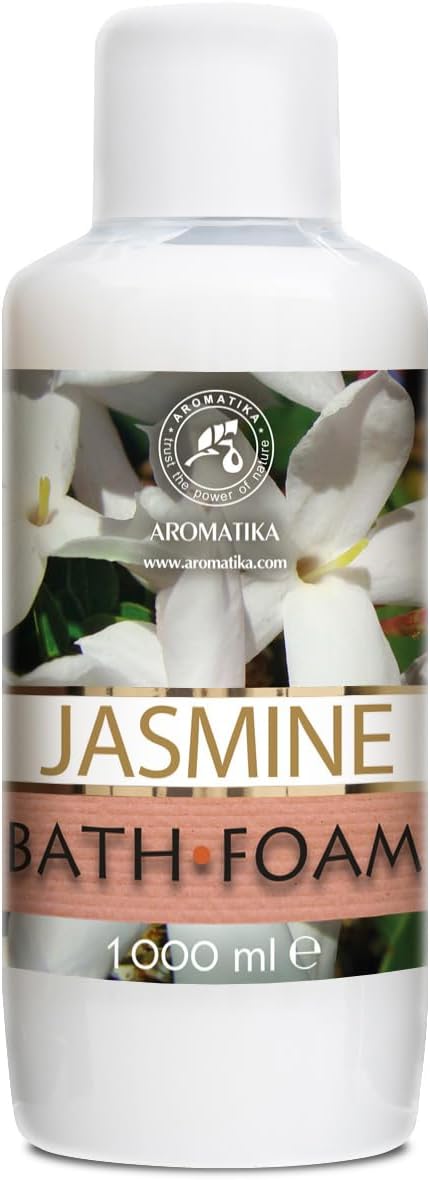 Bath Foam Jasmine 1000 ml (34 Fl Oz) Bubble Bath with Floral Scent for Daily Bathing