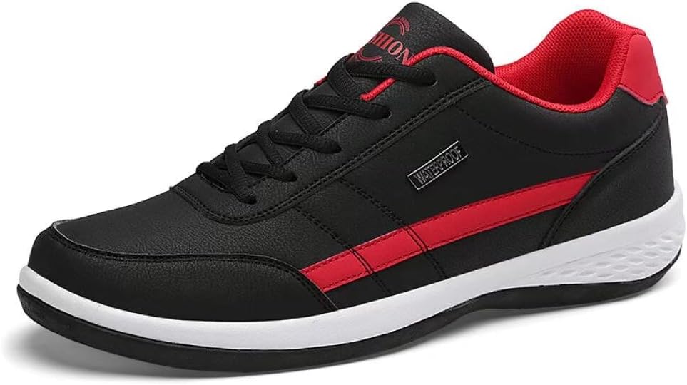 Men's Comfortable Synthetic Leather Walking Sneakers for Sport Travel
