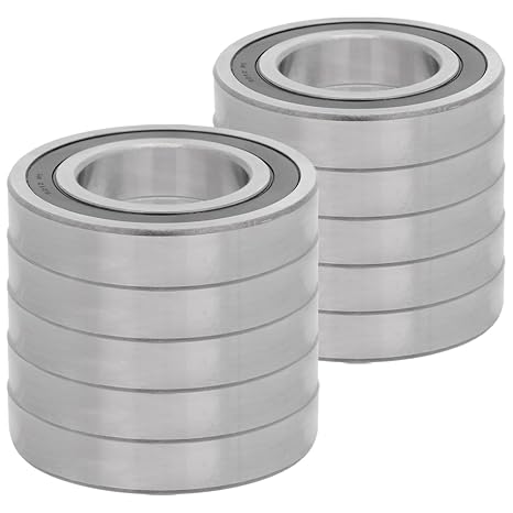 [10-Pack] 6212-2RS - Deep Groove Radial Ball Bearing 2.362 in x 4.331 in x 0.866 in (ID x OD x W) | 60 mm x 110 mm x 22 mm (ID x OD x W) with Double Rubber Seal