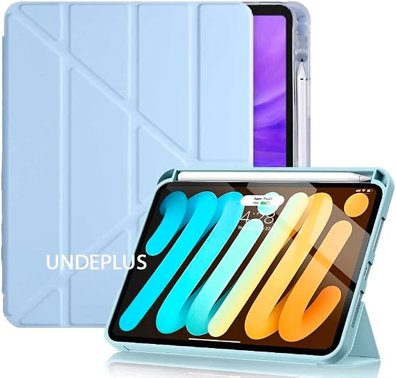 UnDePlus Huawei MatePad 11.5S / Air /11.5 inç/Papermate 2023 2025 ile uyumlu Kılıf Kalem Bölmeli Mars Case Mavi