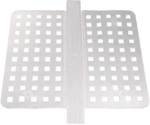 SKEMIX New Clear Kitchen Dish Safe Durable Grips Double Sink Saddle Divider Protector Mat