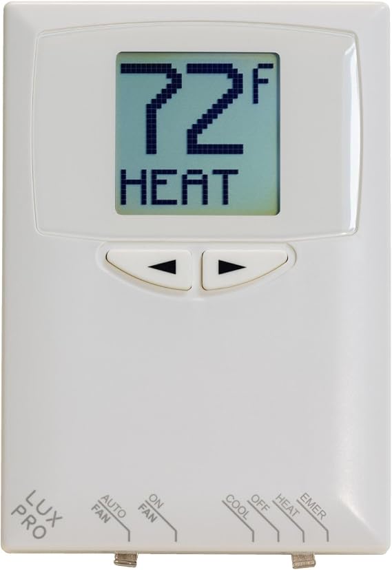 PSDH121B Non-Programmable Vert/Horiz 2-Heat/1-Cool Heat Pump Thermostat